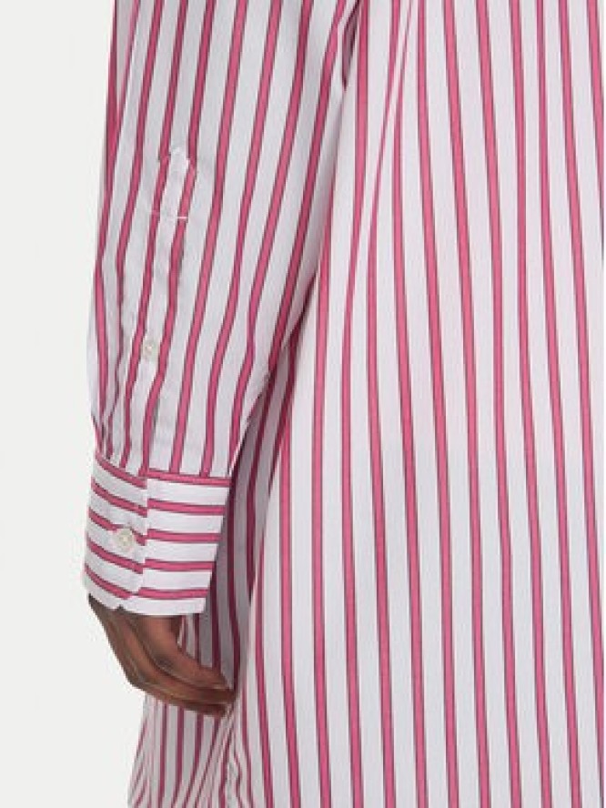 Tommy Jeans Sukienka koszulowa DW0DW21122 Różowy Relaxed Fit