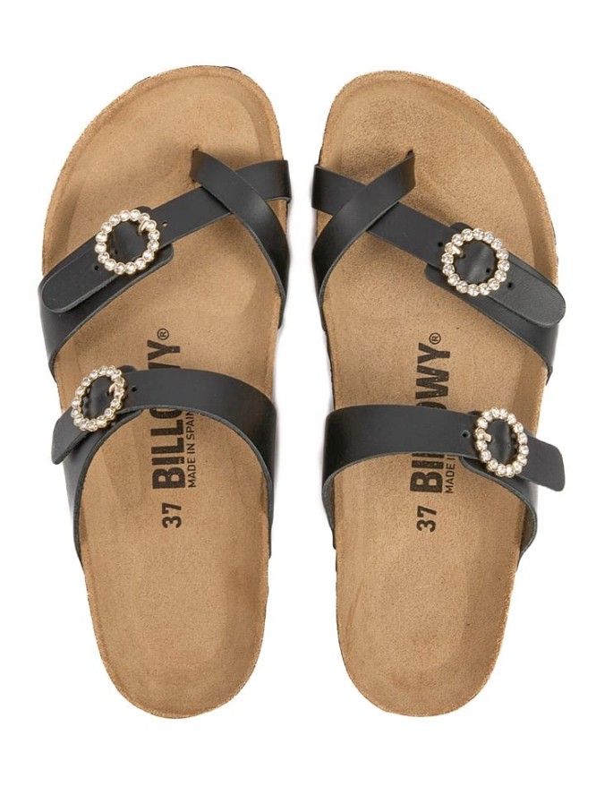 billowy Skórzane japonki w kolorze czarnym rozmiar: 39