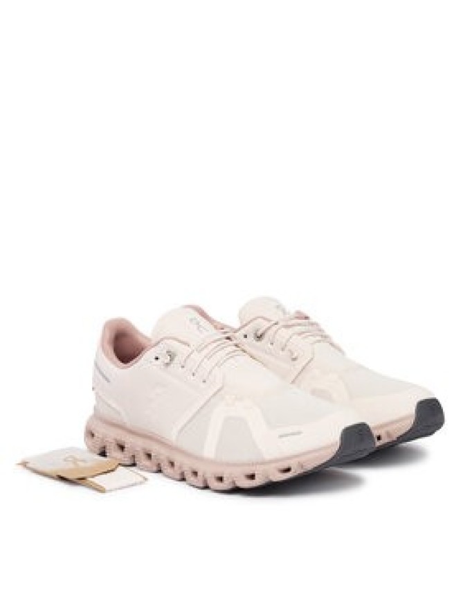 On Sneakersy Cloud 6 3WF10065444 Kremowy