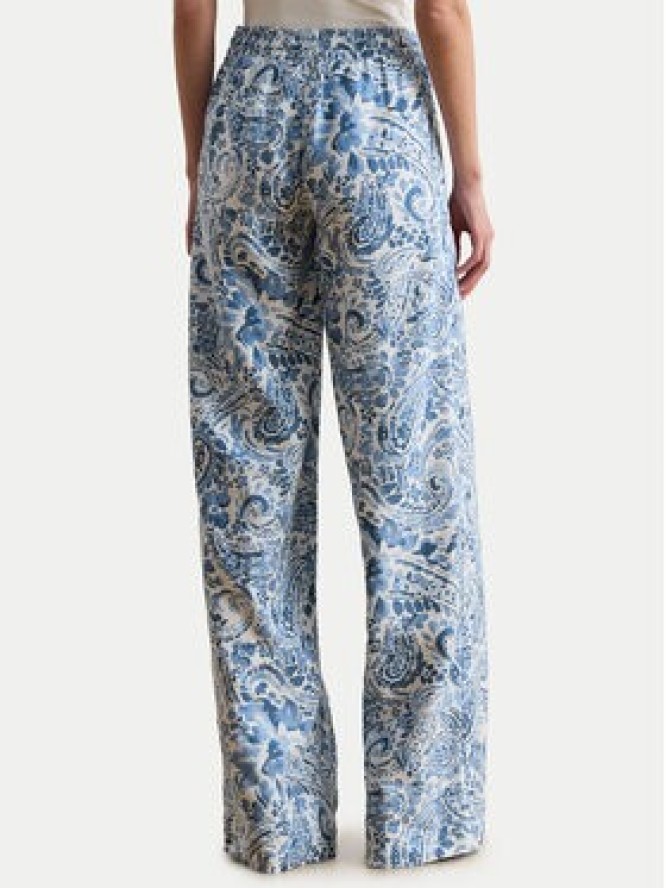 LAUREN RALPH LAUREN Spodnie materiałowe 200P08927001 Niebieski jasny Wide Leg