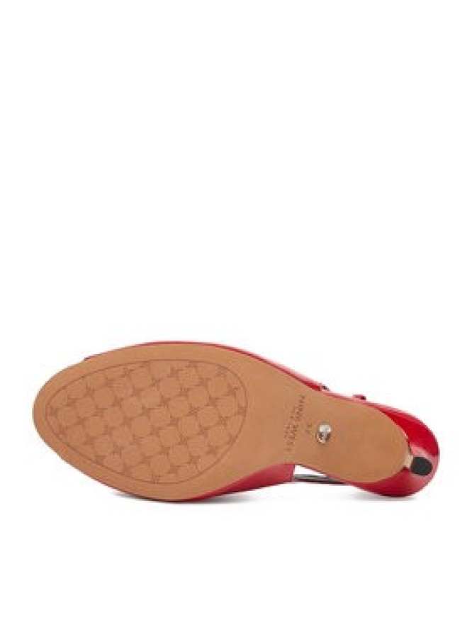 Nine West Sandały EO-TS6376-01 Czerwony ciemny