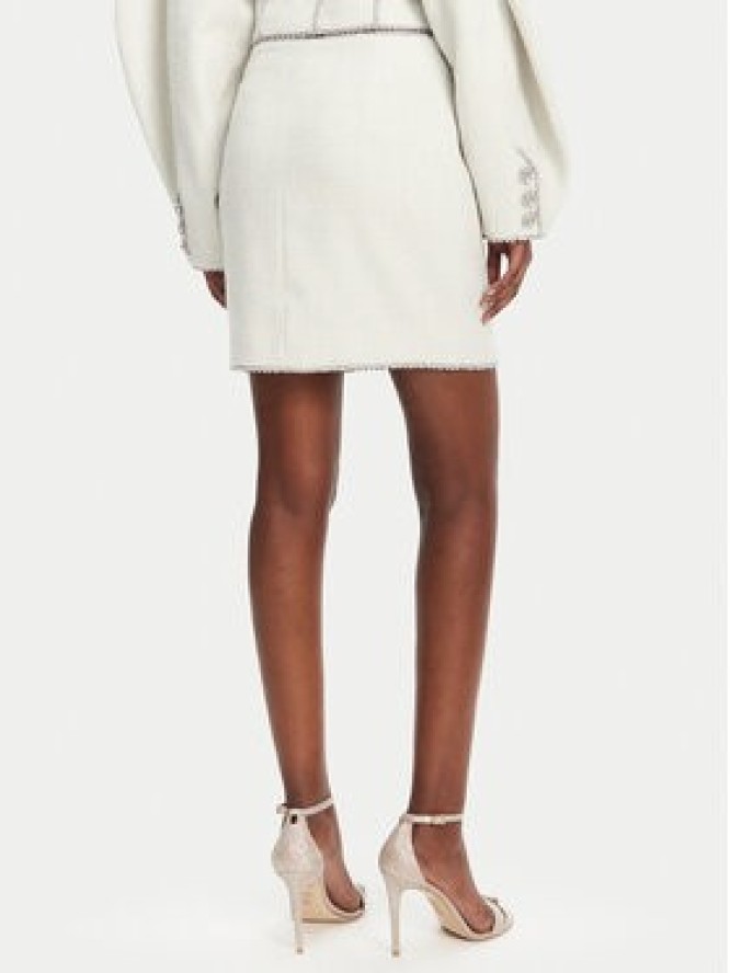 ROTATE Spódnica mini 1136773042 Écru Regular Fit