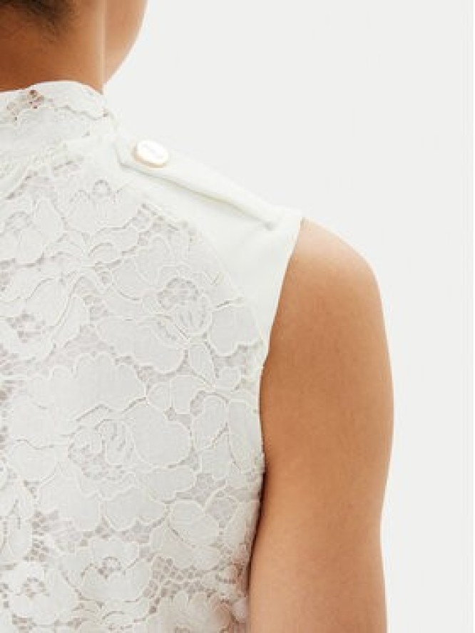 Artigli Sukienka koktajlowa ACAB000749 Biały Regular Fit