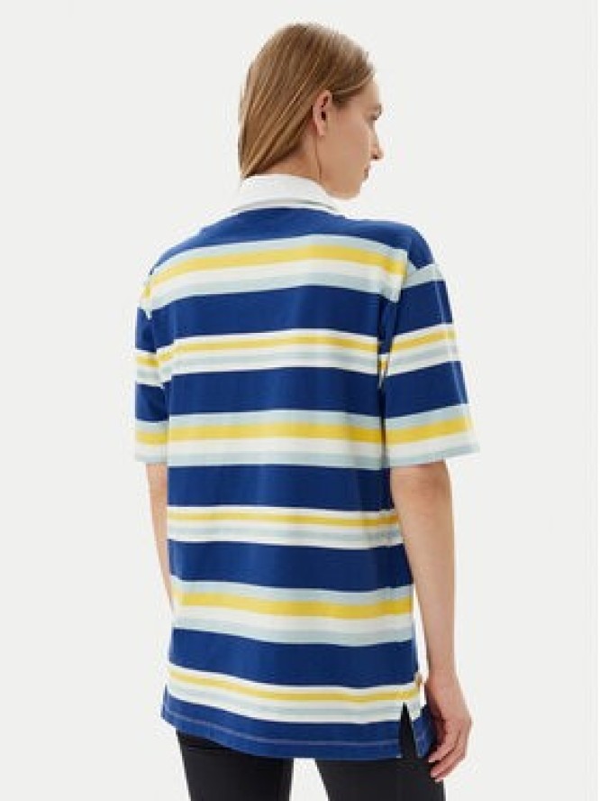 Napapijri Polo E-Ete NP0A4ILK Niebieski Oversize