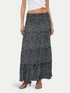 ONLY Spódnica maxi Fernanda 15375238 Granatowy Regular Fit