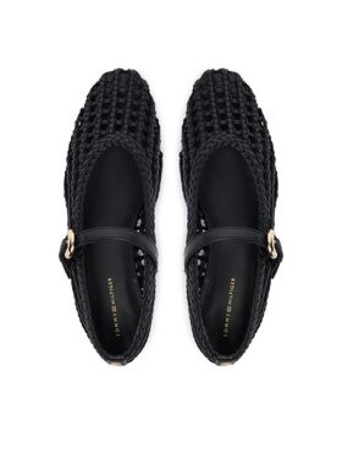 Tommy Hilfiger Baleriny Mary Jane Ballerinas FW0FW09244 Czarny