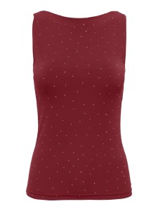 ONLY Top w kolorze czerwonym rozmiar: XS