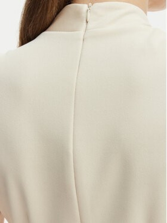 Rinascimento Sukienka koktajlowa CFC0128108003 Beżowy Slim Fit