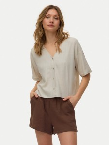 Vero Moda Koszula Rosie 10346914 Beżowy jasny Loose Fit