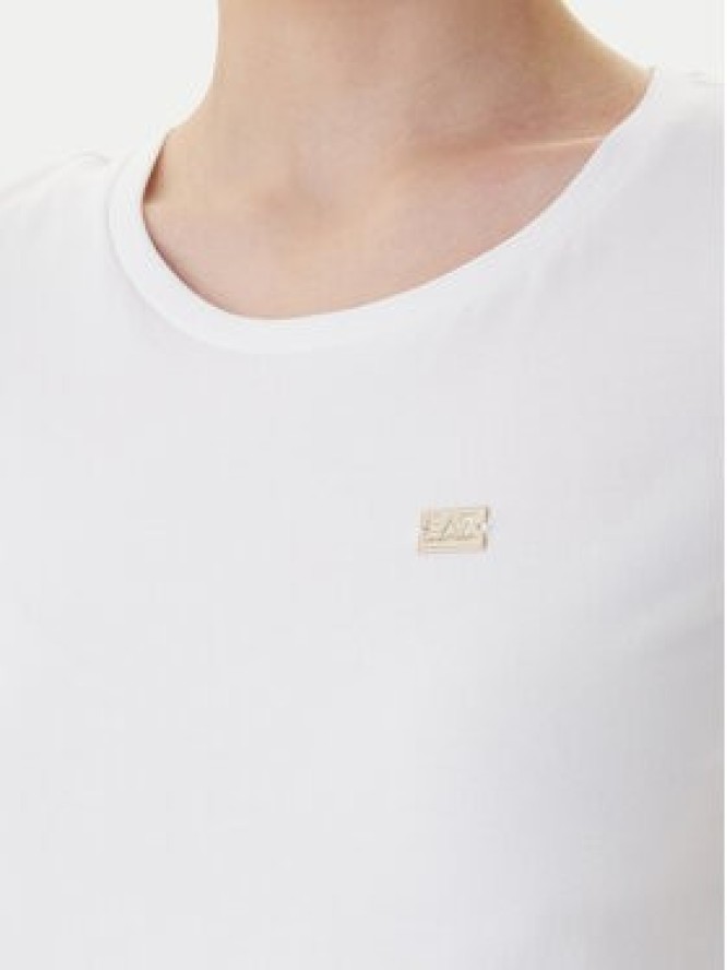 EA7 Emporio Armani T-Shirt 7W001045 AF10373 U0002 Biały Slim Fit