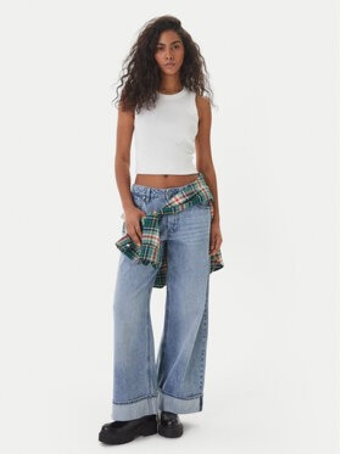 G-Star Raw Jeansy Roxx D28394-D536 Błękitny Wide Leg