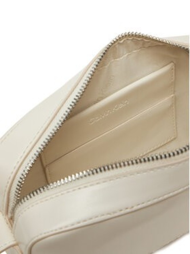 Calvin Klein Torebka Embossed Logo Camera Bag K60K612555 Beżowy