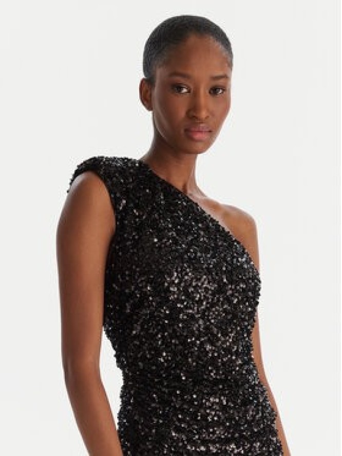 ACCESS FASHION Sukienka wieczorowa 54-3354-612 Czarny Slim Fit