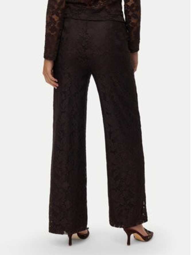 Vero Moda Spodnie materiałowe Neline 10335568 Brązowy Regular Fit