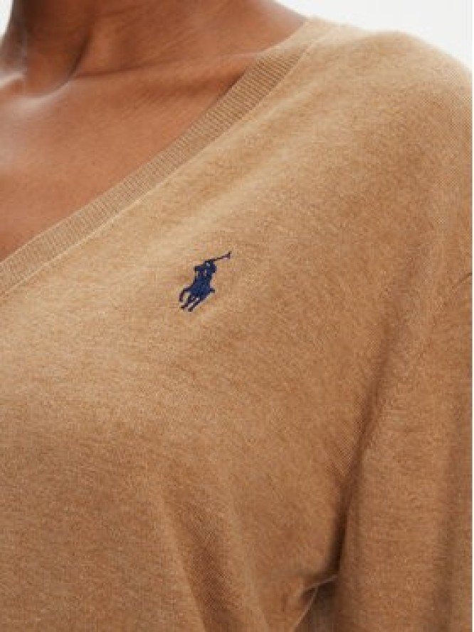 Polo Ralph Lauren Sweter 211972105003 Beżowy Straight Fit