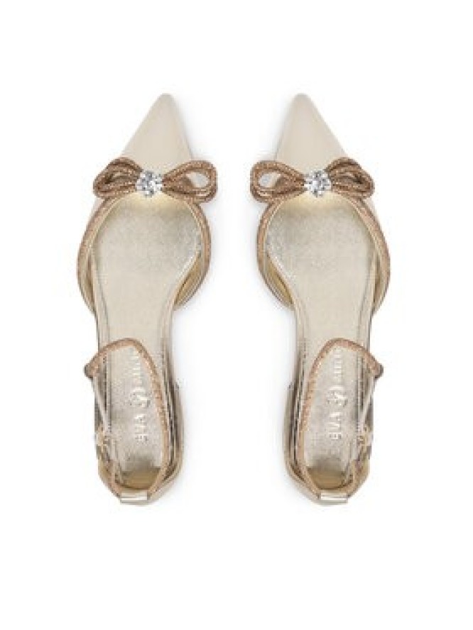 Eva Minge Sandały COMO-V1381-813-1 Złoty