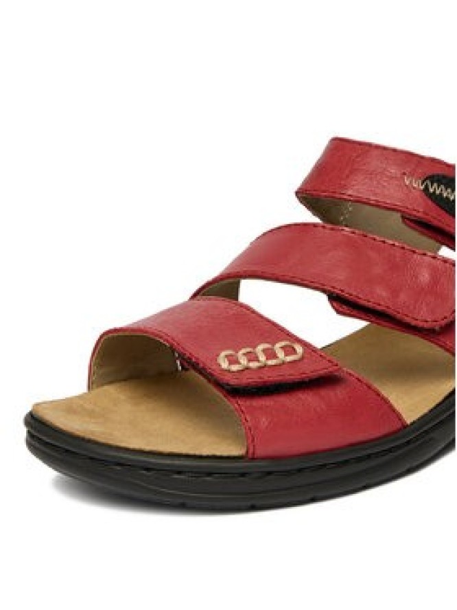 Rieker Sandały CEO-64573-33 Czerwony