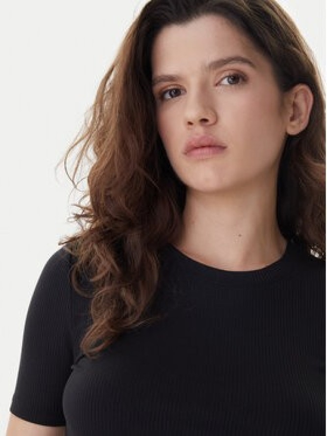 Calvin Klein T-Shirt LV044D246G Czarny Slim Fit