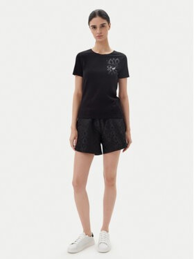 EA7 Emporio Armani T-Shirt 7W000133 AF10373 UC001 Czarny Regular Fit