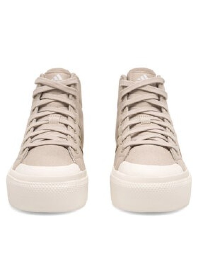 adidas Sneakersy BRAVADA 2.0 MID PLATFORM IE2315 Beżowy
