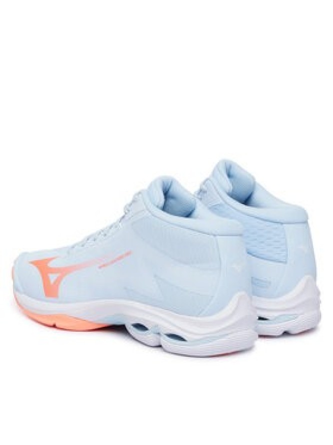 Mizuno Buty halowe Wave Lightning Pro Mid V1GC2665 Niebieski jasny