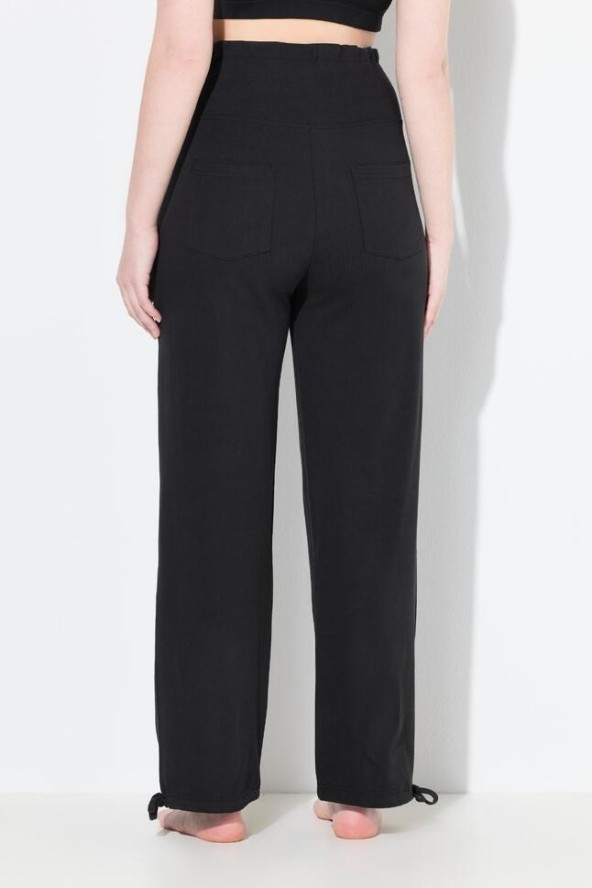 Damskie Spodnie dresowe Bellieva ekstra szeroki pas bio-bawełna