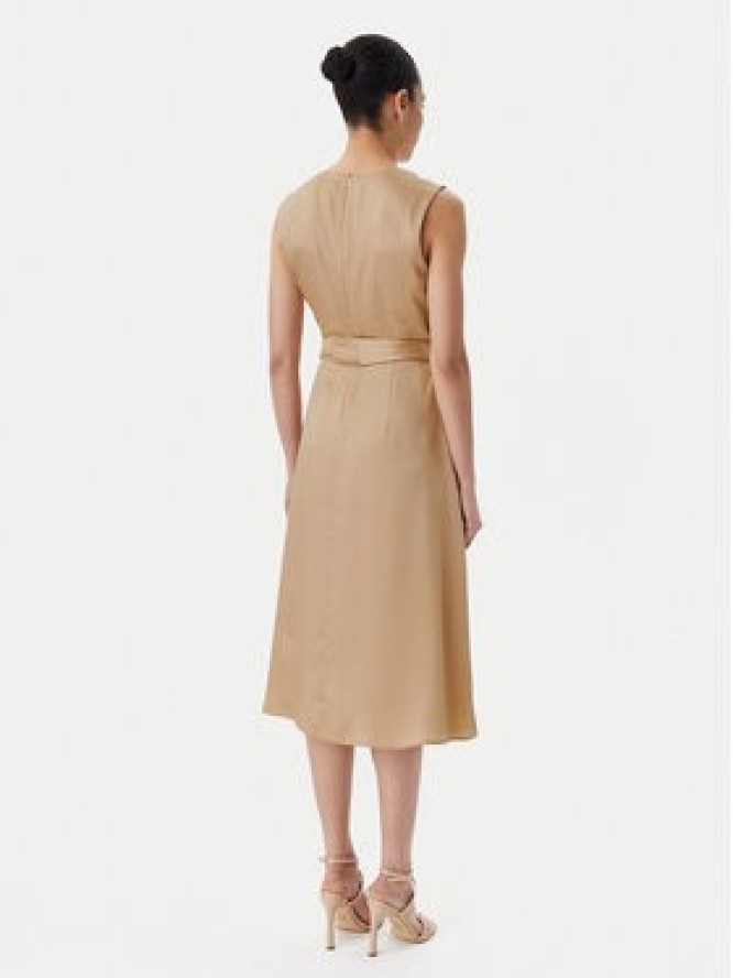 Liu Jo Sukienka koktajlowa WA5176 T5973 Beżowy Regular Fit