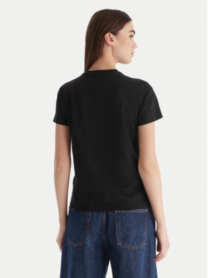 Tommy Jeans T-Shirt Party Flag DW0DW21965 Czarny Regular Fit