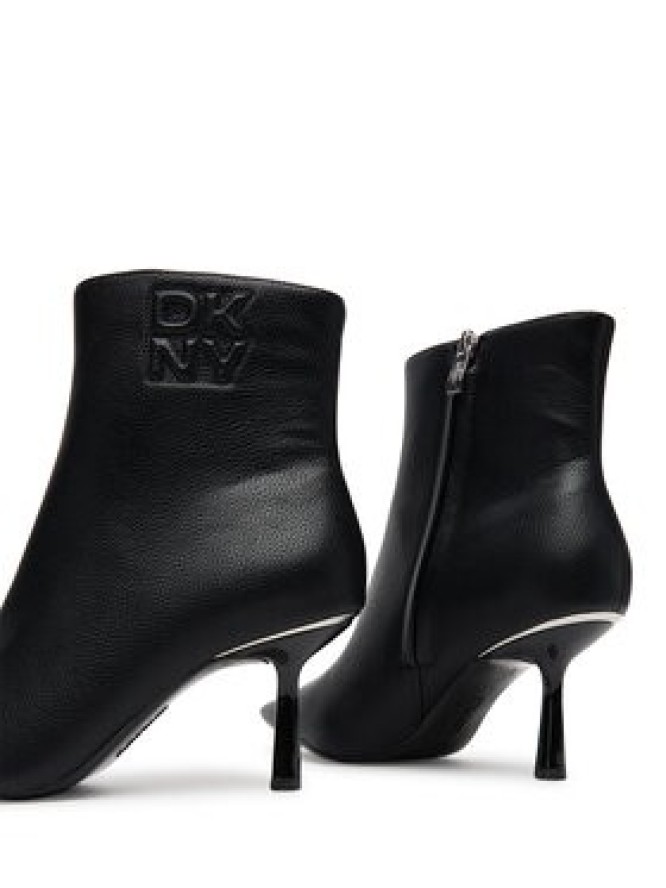 DKNY Botki K3544519 Czarny