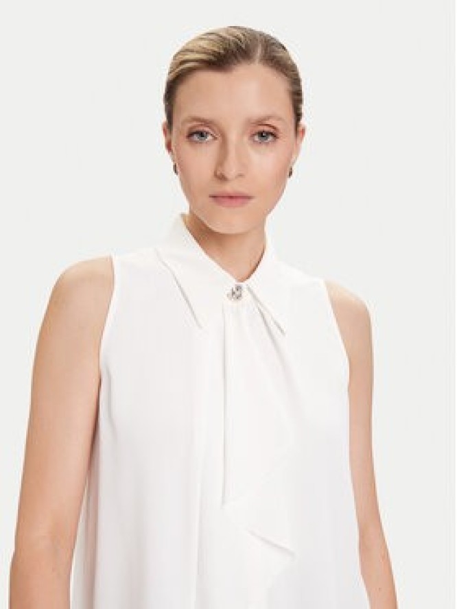 Rinascimento Bluzka CFC0125089003 Biały Regular Fit