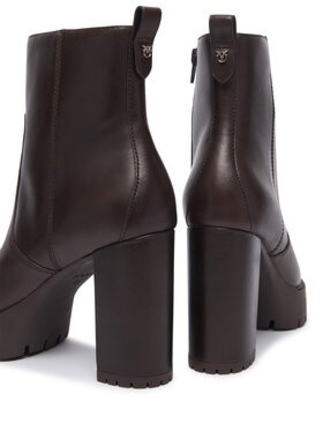 PINKO Botki Clara 01 SD0577P001 Brązowy