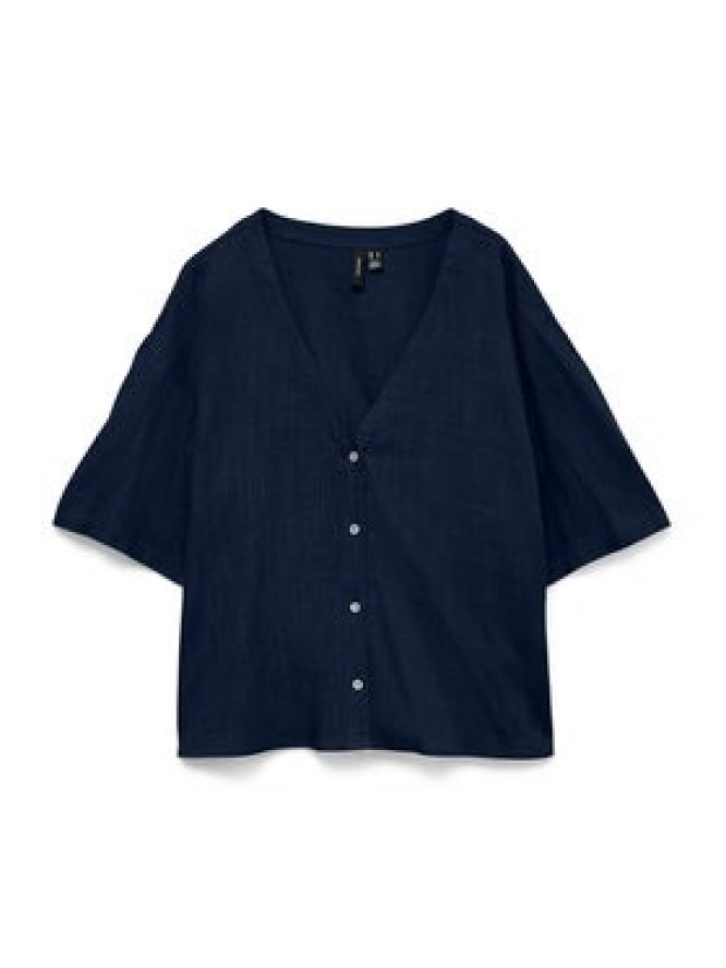 Vero Moda Koszula Rosie 10346914 Granatowy Loose Fit