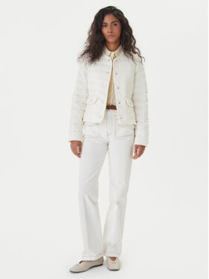 Tommy Hilfiger Kurtka przejściowa WW0WW49660 Biały Regular Fit