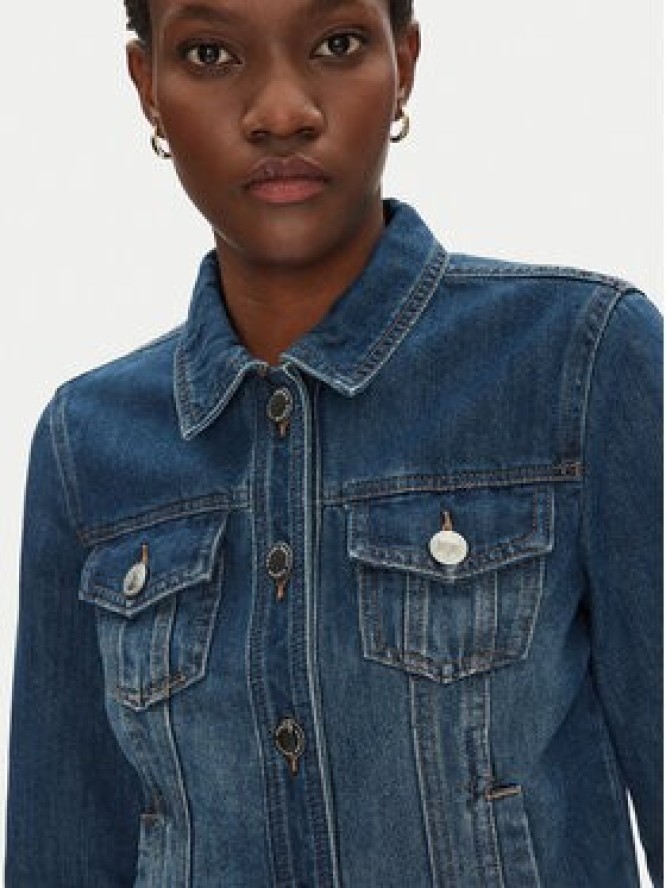 Morgan Kurtka jeansowa 251-VPIMI Niebieski Regular Fit