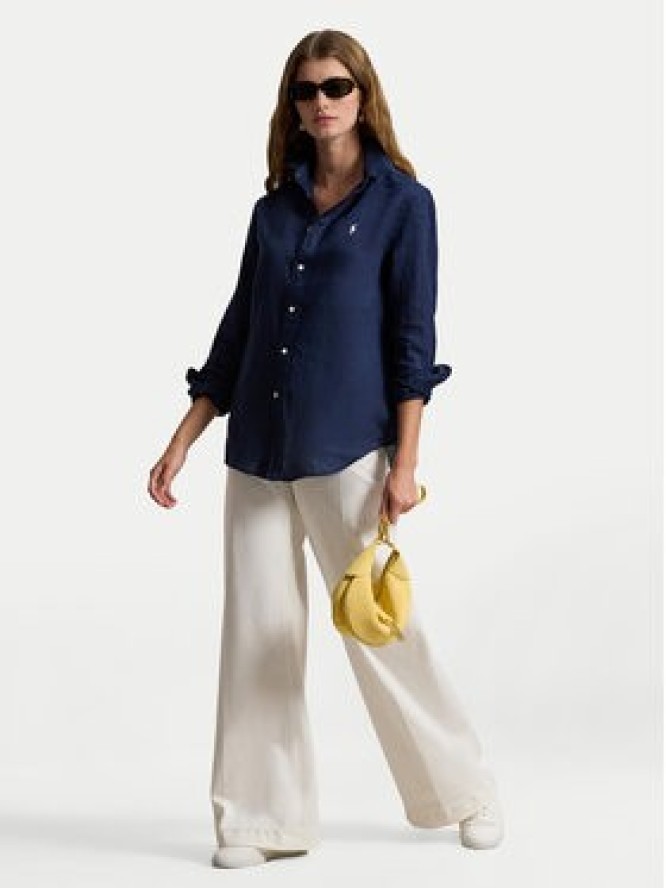 Polo Ralph Lauren Koszula 211970730519 Granatowy Classic Fit