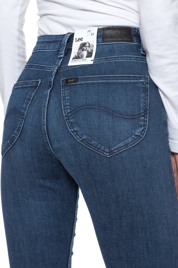 SPODNIE DAMSKIE LEE SCARLETT HIGH SITKA WORN IN L626LSJQ 112114252