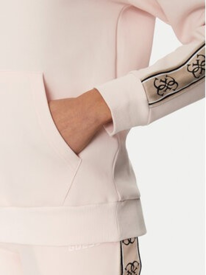 Guess Bluza V4YQ11 KB3P2 Różowy Regular Fit