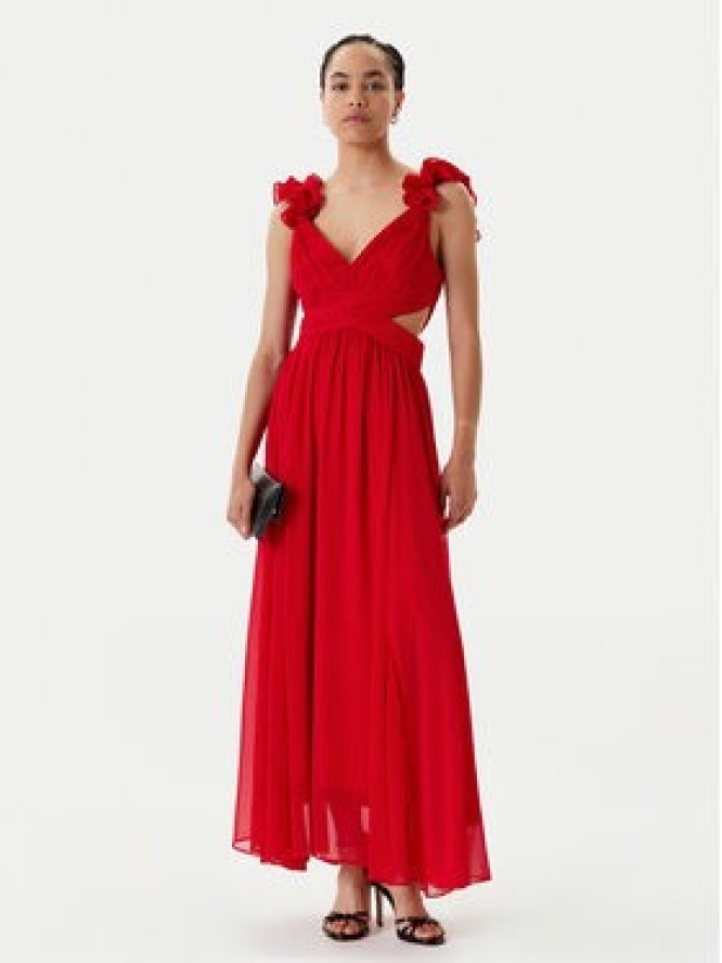 Morgan Sukienka wieczorowa 251-RISSAL Czerwony Regular Fit