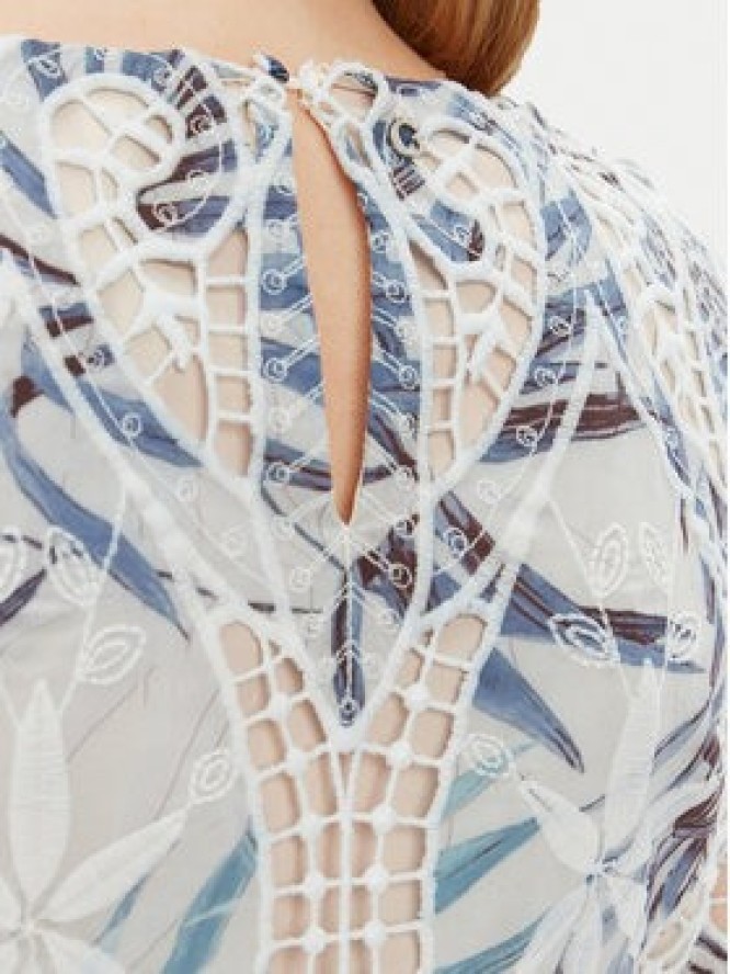 Guess Bluzka W5GH0T WHAD2 Niebieski Regular Fit