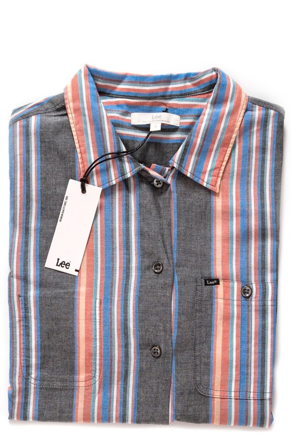 KOSZULA DAMSKA LEE SS SHIRT NECTARINE L45DCHLC 112110228