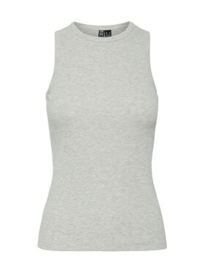 Pieces Top May 17154480 Szary Slim Fit