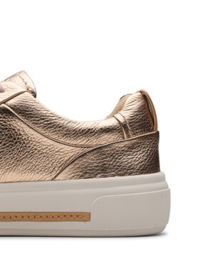 Clarks Sneakersy Hollyhock Walk 26181357 Złoty