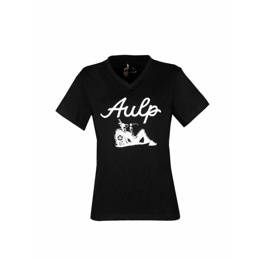 T-shirt damski dopasowany okrągły dekolt BANNE z ekologicznych materiałów