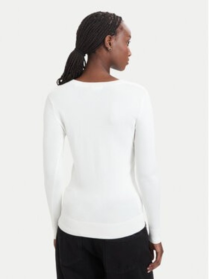 Guess Sweter W6YR29 Z0977 Kremowy Regular Fit