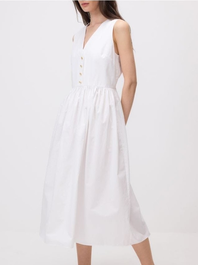 Sukienka midi - biały