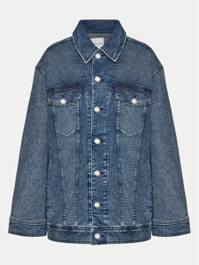 PINKO Kurtka jeansowa 104800 A2GI Granatowy Regular Fit