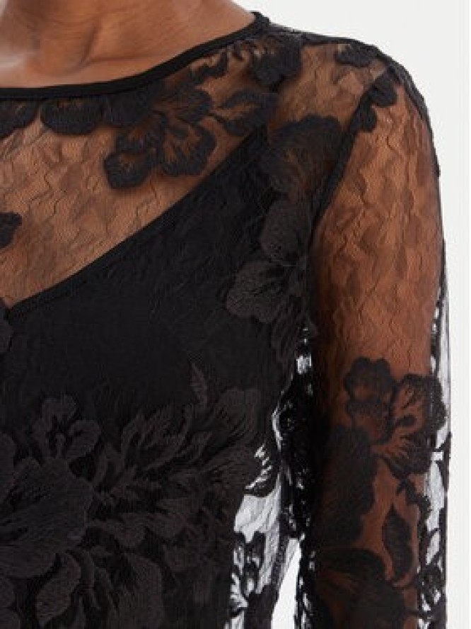 Rinascimento Bluzka CFC0126427003 Czarny Slim Fit