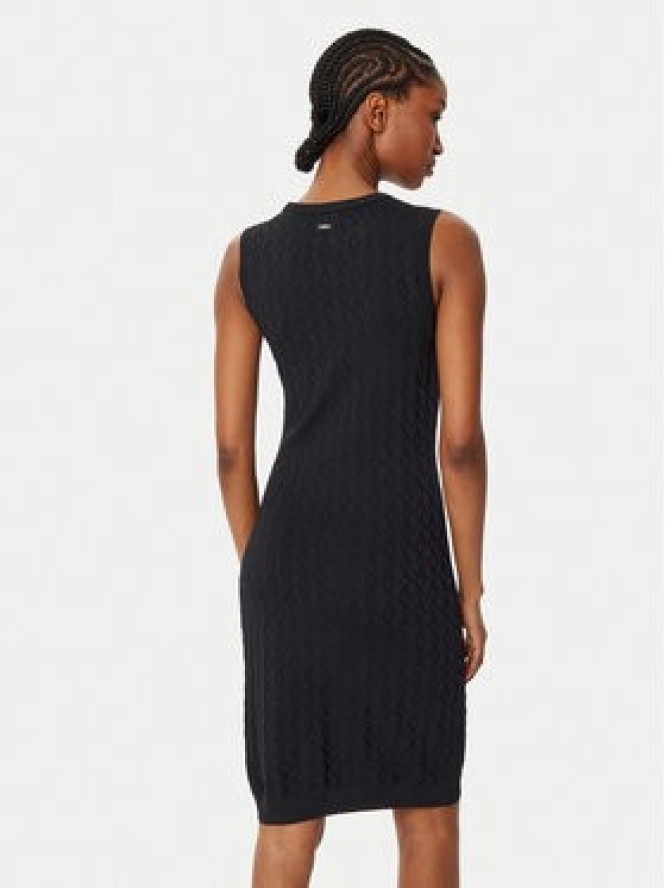 Armani Exchange Sukienka dzianinowa 8NYA9A YMH6Z 1200 Czarny Slim Fit