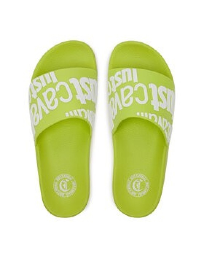 Just Cavalli Klapki 78RA3SZ1 ZS785 Zielony