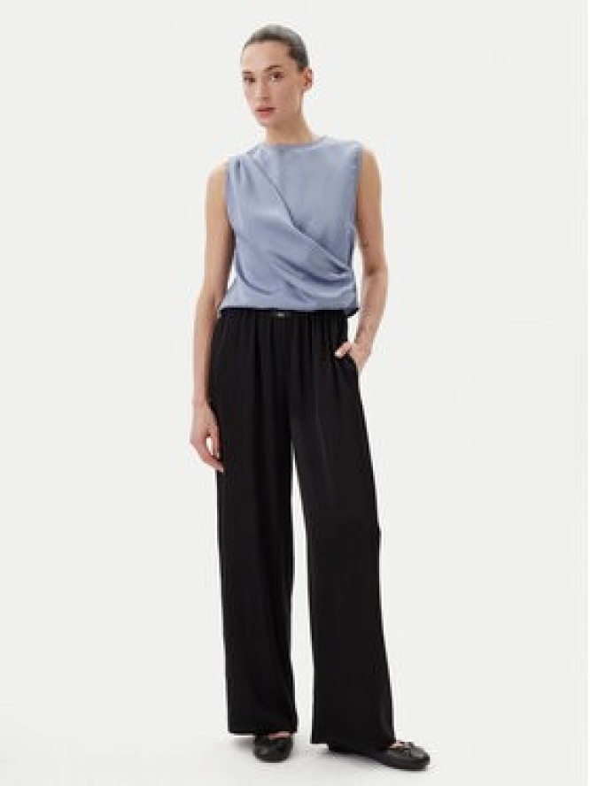 Eleh Bluzka ESS250183 Niebieski Regular Fit